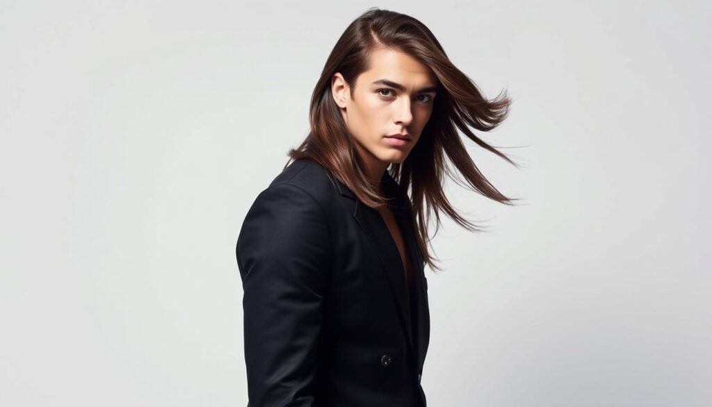 long hair styles men