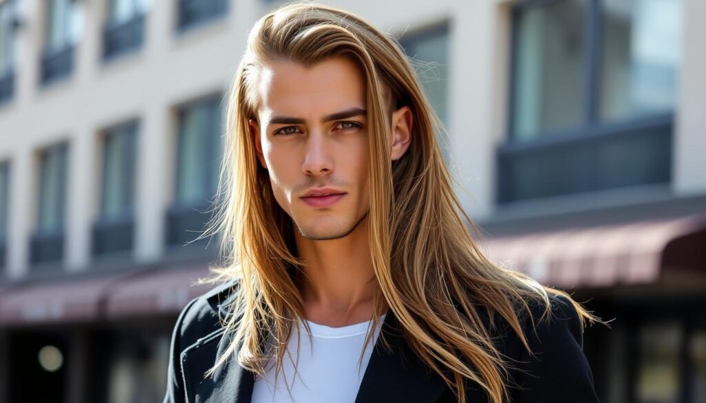 long hair with undercut